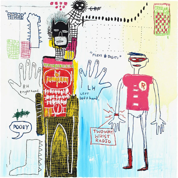 SUPERHERO: PIANO LESSON BY JEAN-MICHEL BASQUIAT