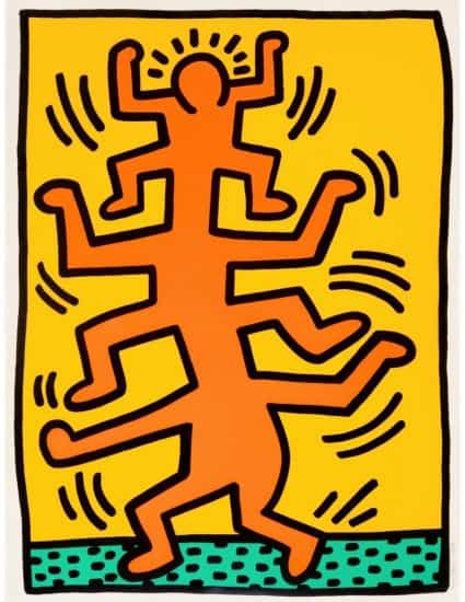 GROWING I BY KEITH HARING