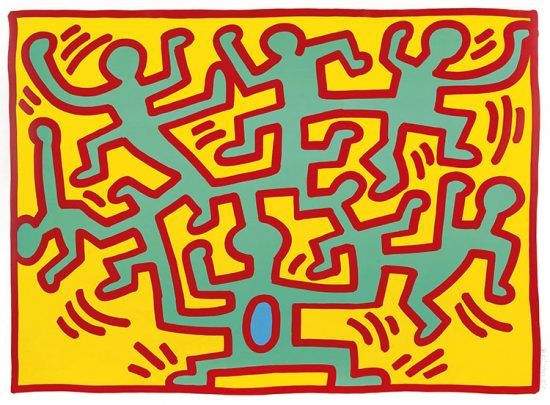 GROWING II BY KEITH HARING