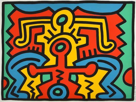 GROWING 5 BY KEITH HARING